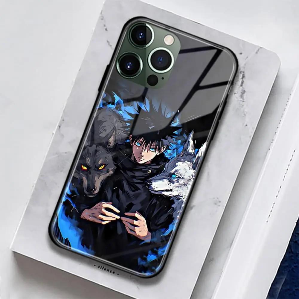Anime,jjk,Megumi, iPhone case Solenne accessories