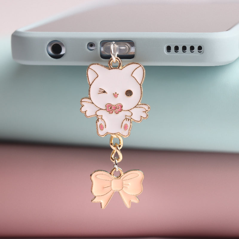 Universal Mobile Phone Headphone Jack Dust Plug Charging Port