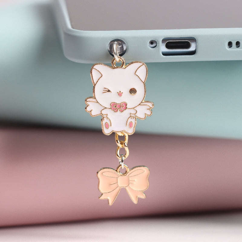 Universal Mobile Phone Headphone Jack Dust Plug Charging Port