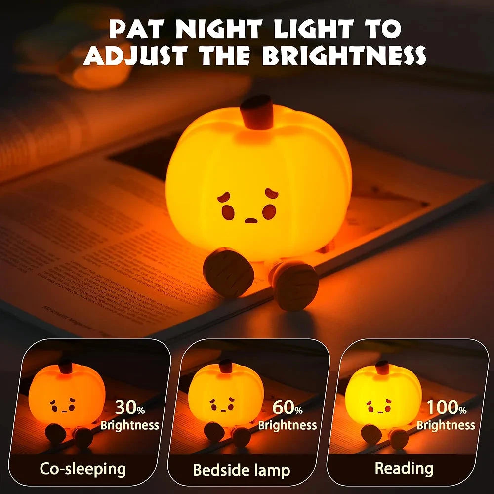 Cute pumpkin night light lamp🎃 Solenne accessories