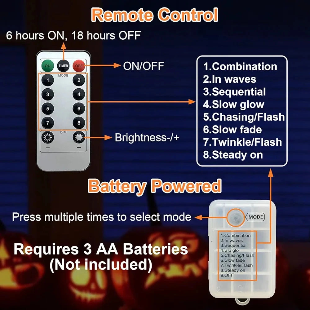 Halloween hanging ghost lights👻 Solenne accessories