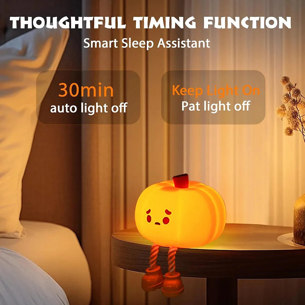 Cute pumpkin night light lamp🎃 Solenne accessories