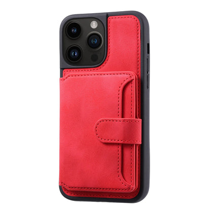 Luxury Leather Card Pocket Phone Case for Iphone 17 Pro Max 13 11 12 14 15 16 Pro Max 15 plus Wallet Shockproof Back Cover Cases