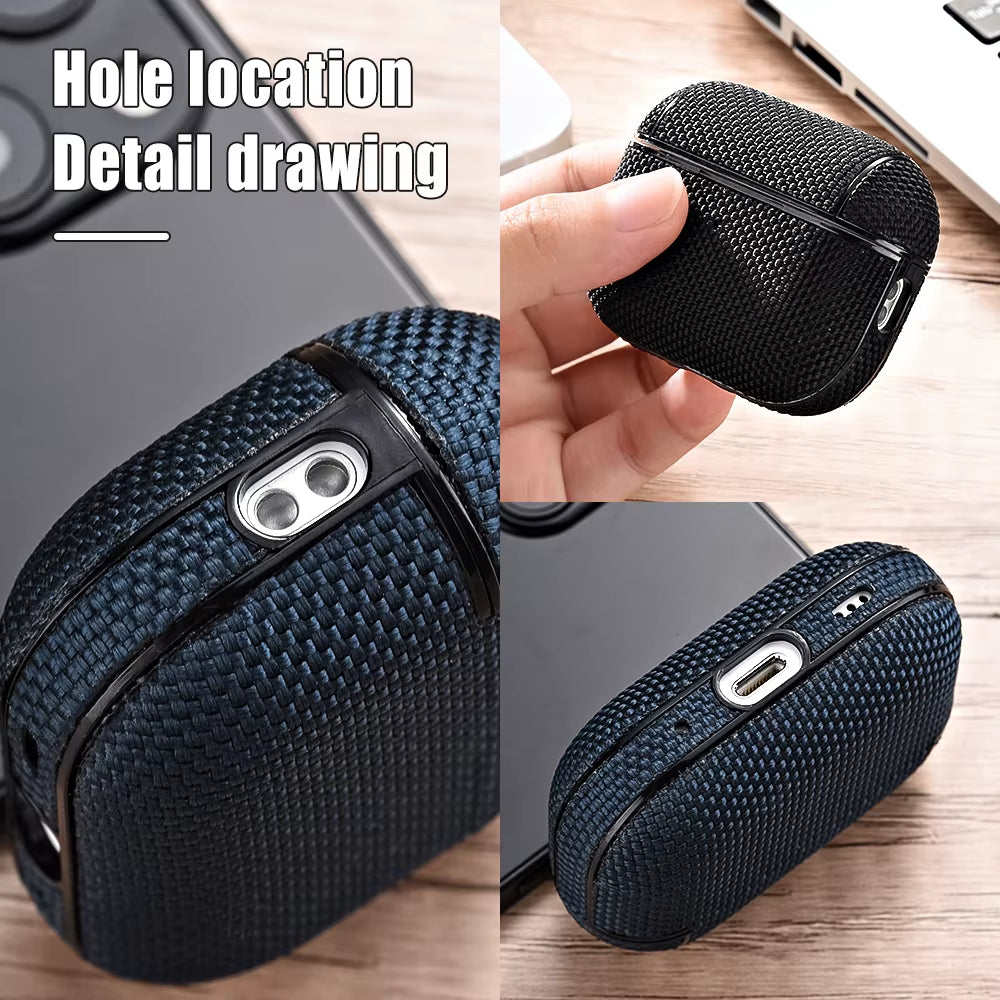 For Airpods Pro 2 Case Wireless Headphone Cover Waterproof Nylon PC Earphone Cases for Apple Air Pods 3 1 Pro 2 Generation 2022