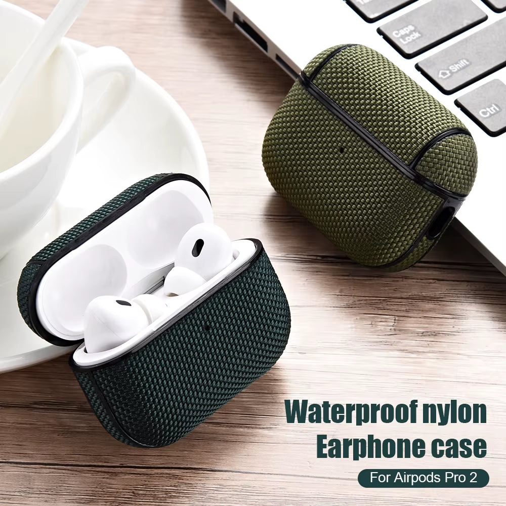 For Airpods Pro 2 Case Wireless Headphone Cover Waterproof Nylon PC Earphone Cases for Apple Air Pods 3 1 Pro 2 Generation 2022