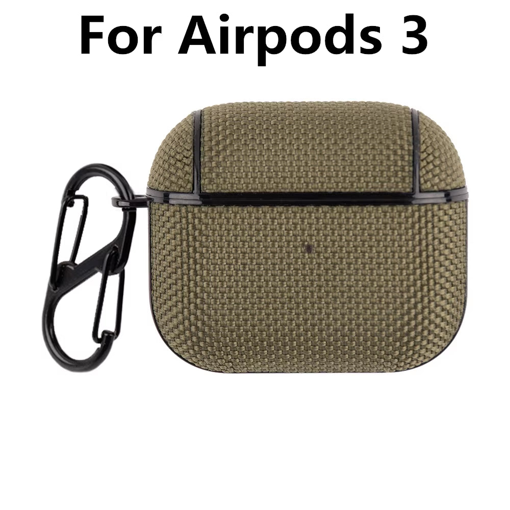 For Airpods Pro 2 Case Wireless Headphone Cover Waterproof Nylon PC Earphone Cases for Apple Air Pods 3 1 Pro 2 Generation 2022