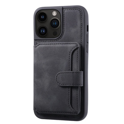 Luxury Leather Card Pocket Phone Case for Iphone 17 Pro Max 13 11 12 14 15 16 Pro Max 15 plus Wallet Shockproof Back Cover Cases