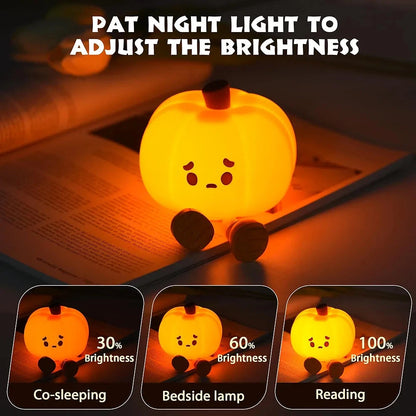 Cute pumpkin night light lamp🎃 Solenne accessories