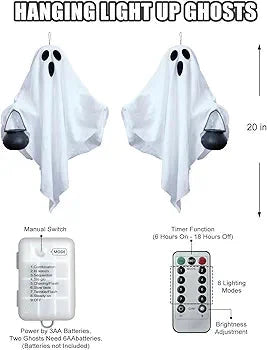 Halloween hanging ghost lights👻 Solenne accessories