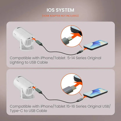 Portable mini projector📽️ Solenne accessories