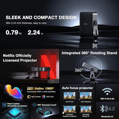 Netflix-enabled projector Solenne accessories